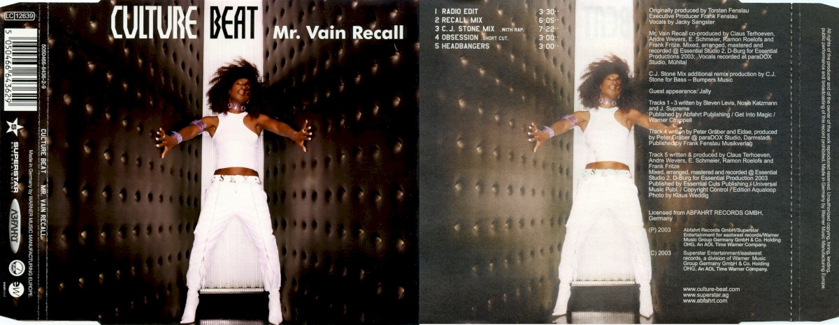 Mr. Vain Recall cover