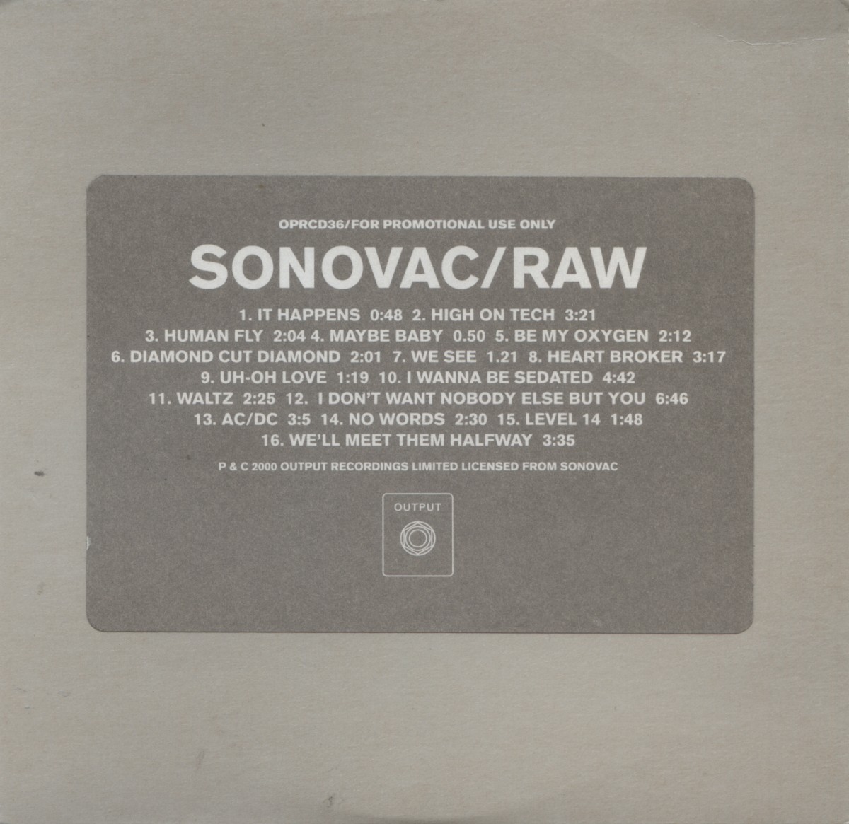 Raw cover