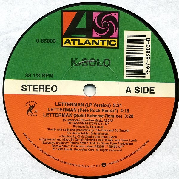 Letterman cover