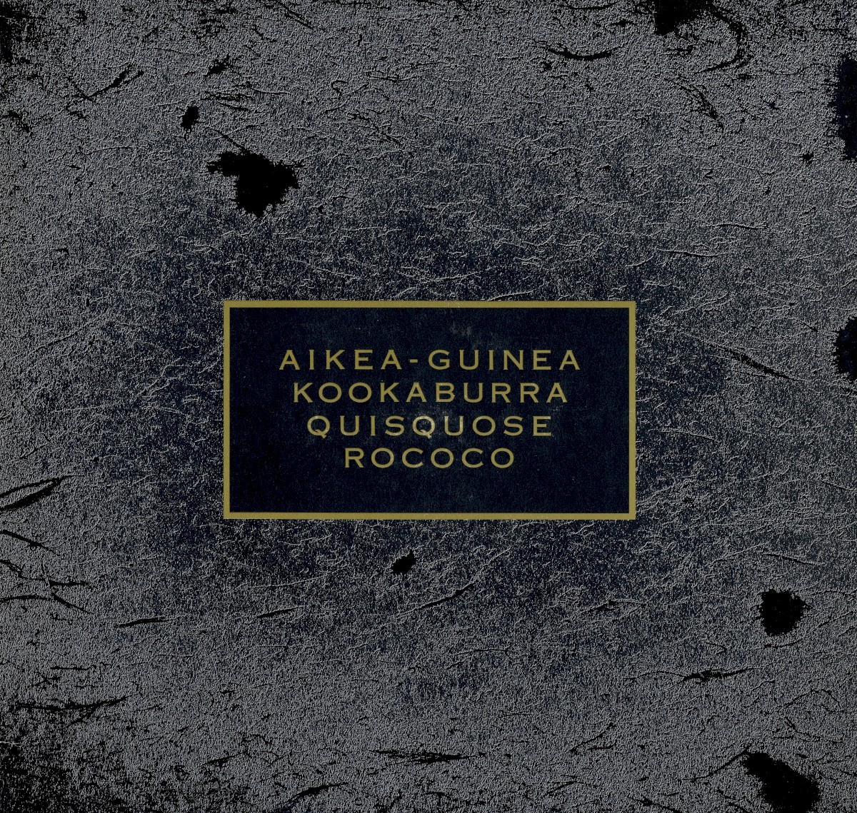 Aikea-Guinea cover