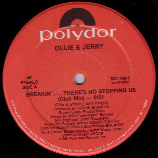 Breakin'... There's No Stopping Us (Club Mix) cover