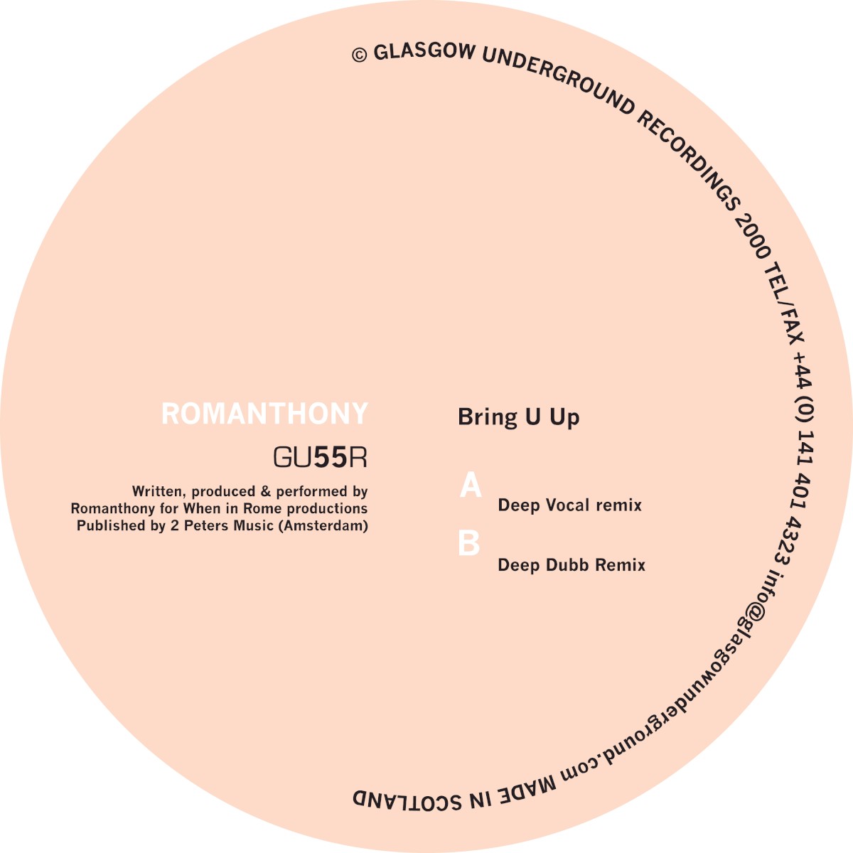 Bring U Up cover