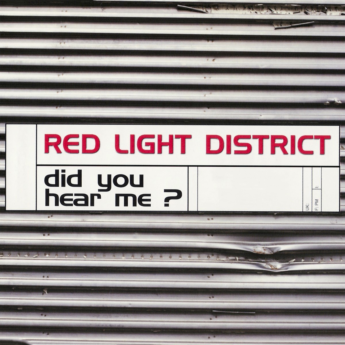 Did You Hear Me ? cover