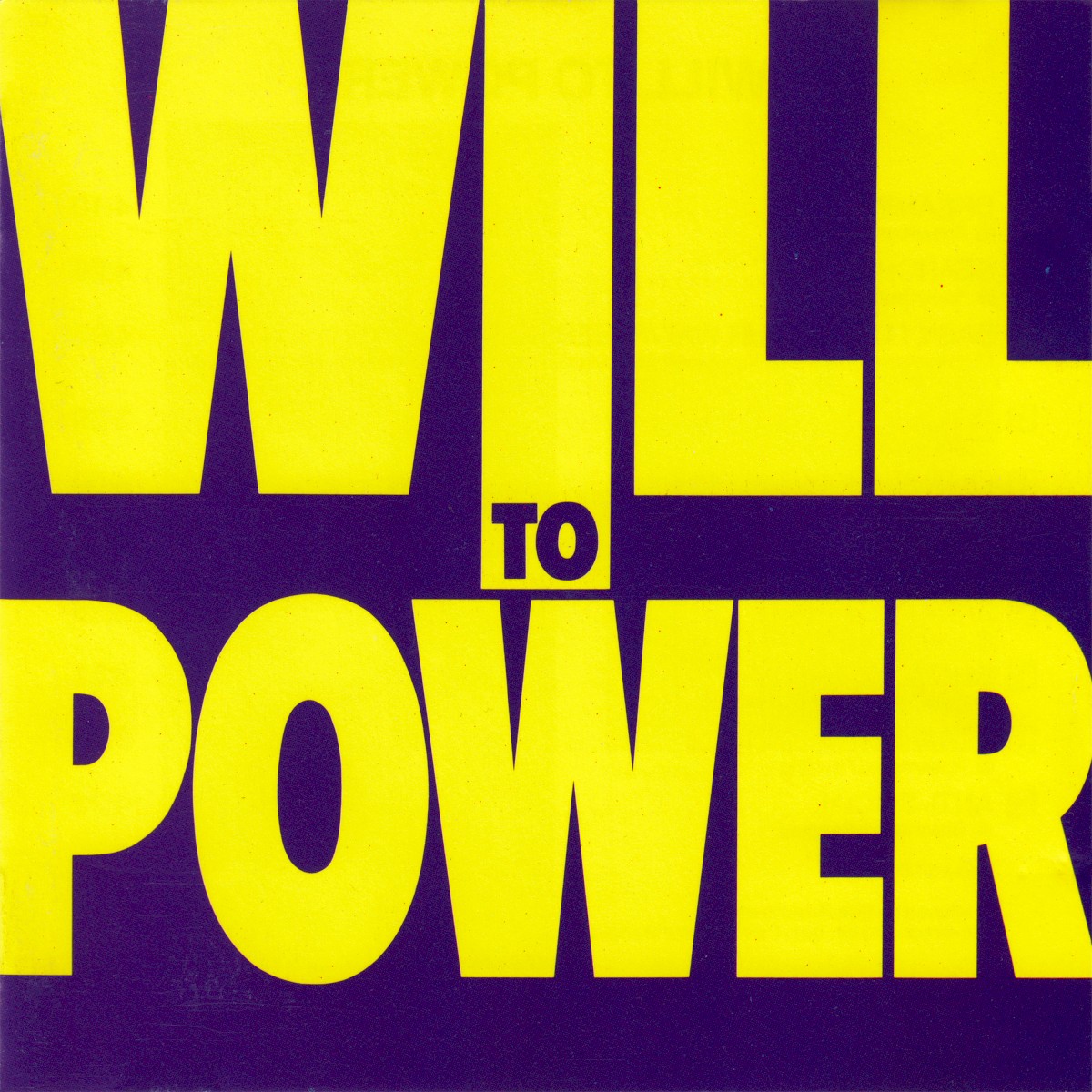 Will To Power cover