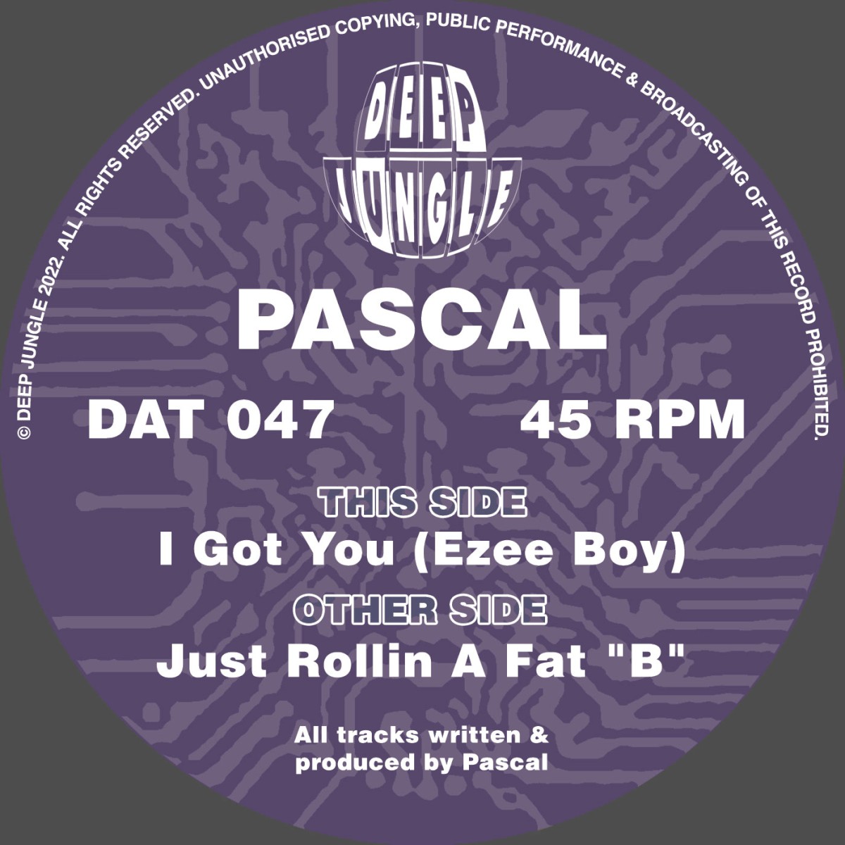 Just Rollin A Fat "B" / I Got You (Ezee Boy) cover