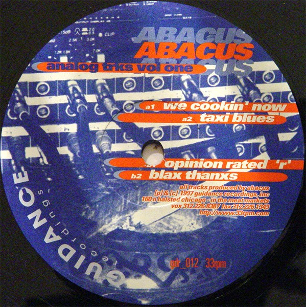 Analog Trks Vol One cover