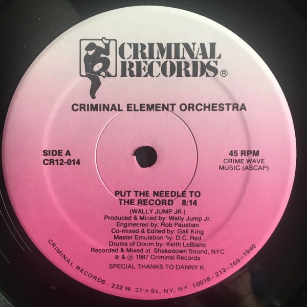 Put The Needle To The Record cover