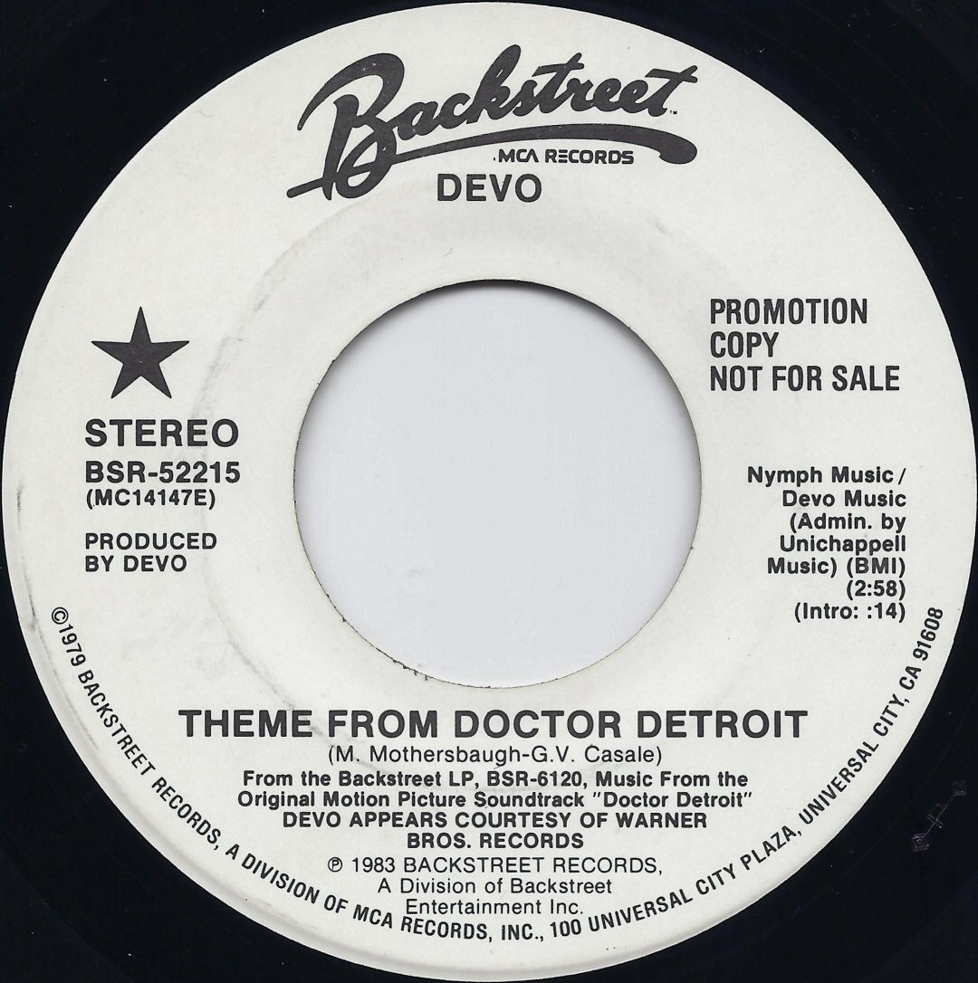 Theme From Doctor Detroit cover