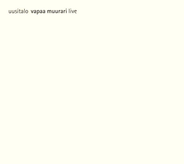 Vapaa Muurari Live cover
