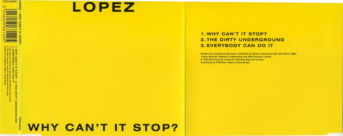 Why Can't It Stop? cover