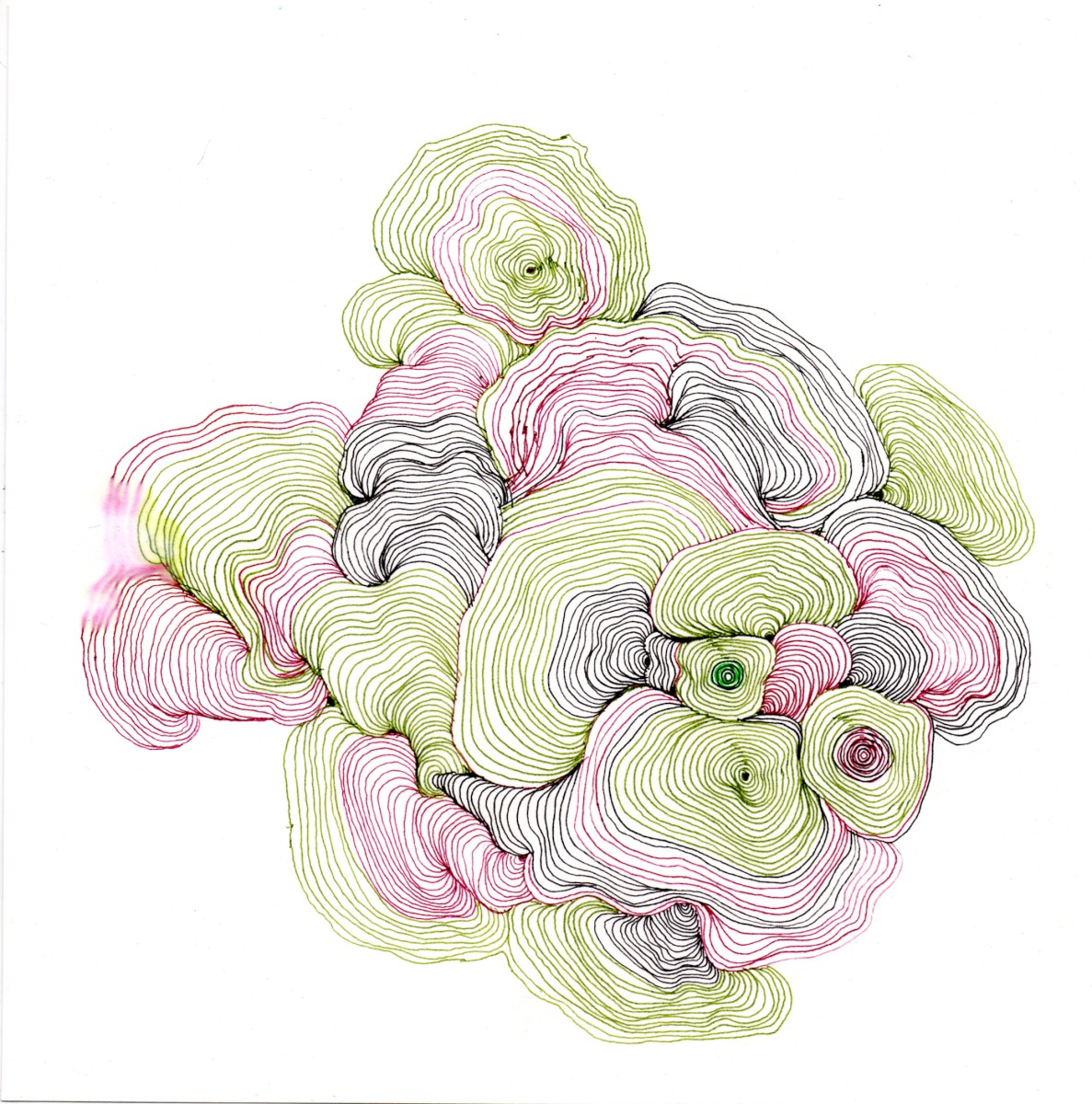 America Says Farewell / Worm Hole & Doodle Drawing On 10 Time Codes Of Z Point, Cropped cover