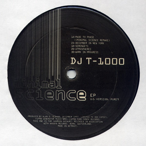 Minimal Science EP cover