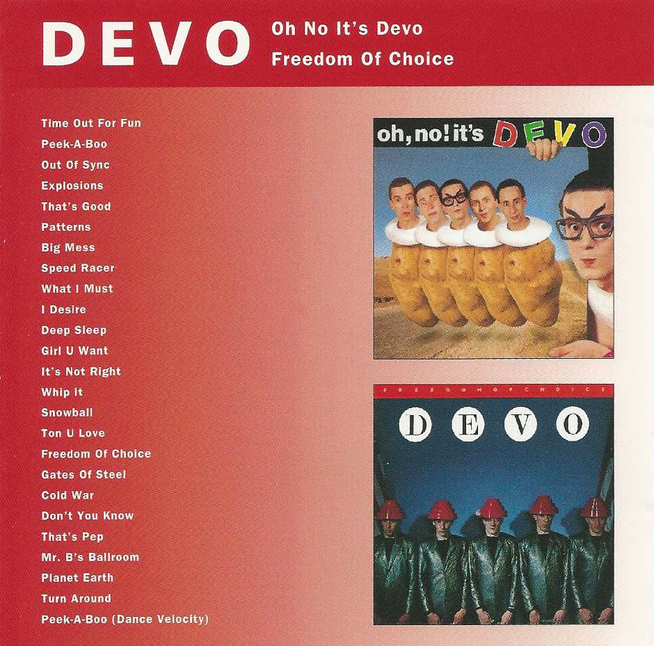 Oh No It's Devo / Freedom Of Choice cover