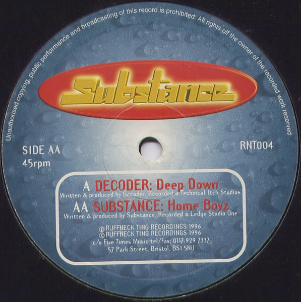 Deep Down / Home Boyz cover