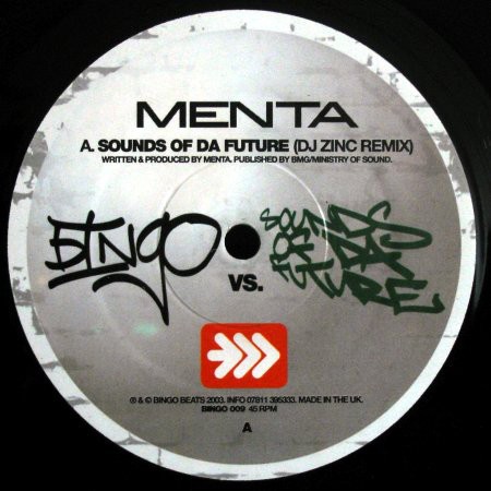 Sounds Of Da Future (DJ Zinc Remix) / Tonka (Menta Remix) cover