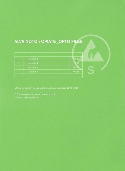 Opto Files cover