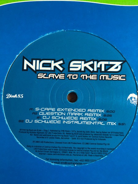 Slave To The Music cover
