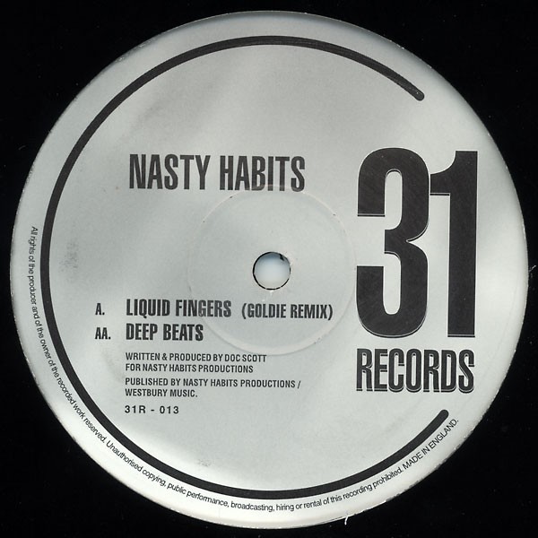 Liquid Fingers (Goldie Remix) / Deep Beats cover