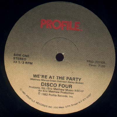 We're At The Party cover