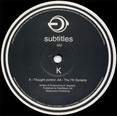 Thought Control / The 7th Dynasty cover