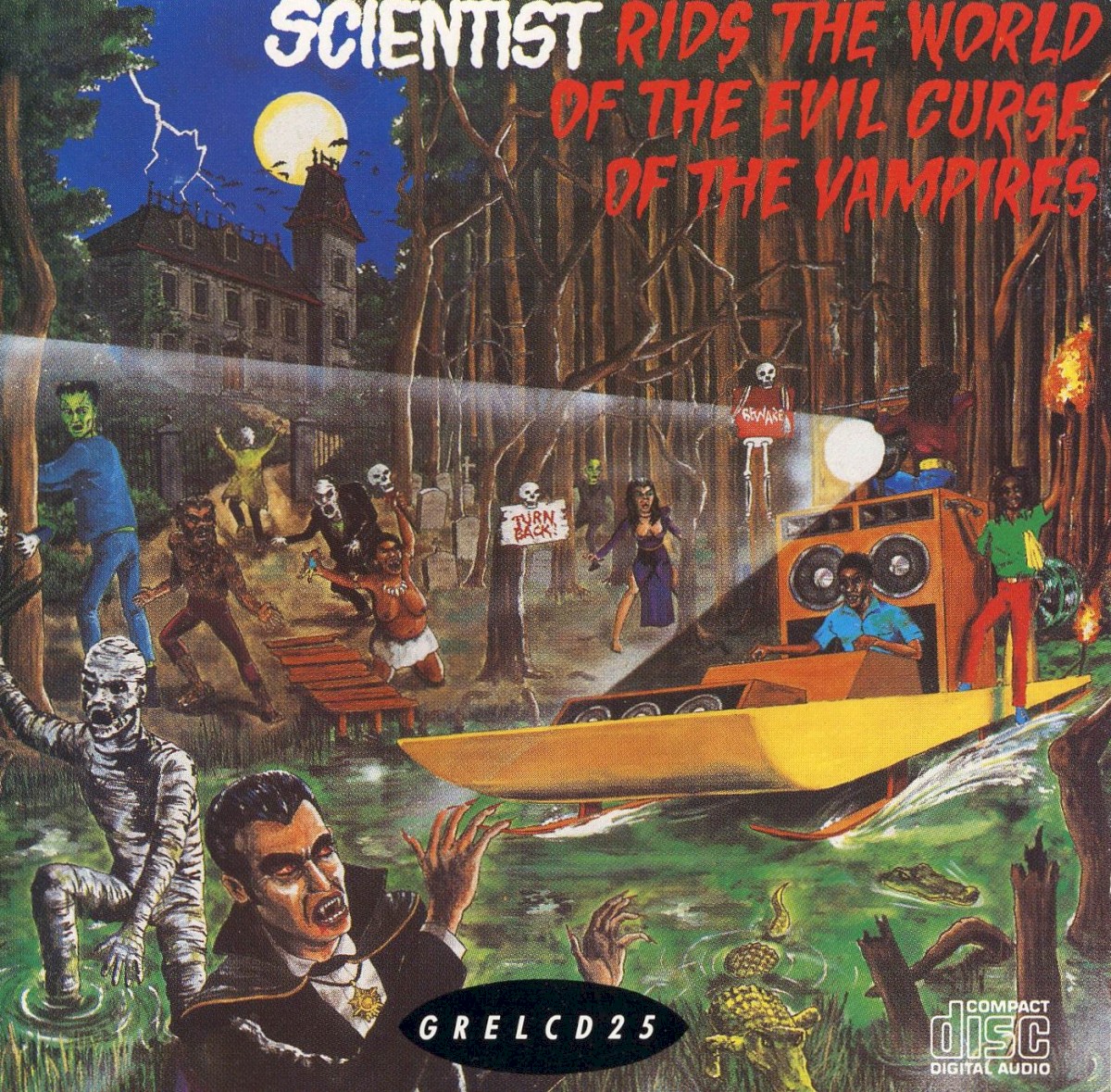 Scientist Rids The World Of The Evil Curse Of The Vampires cover