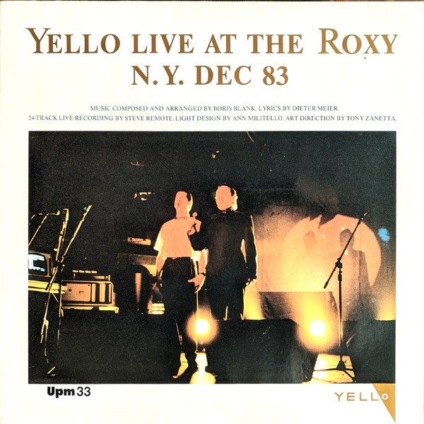 Live At The Roxy N.Y. Dec 83 cover