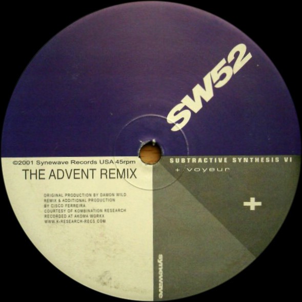 Subtractive Synthesis VI (Remixes) cover