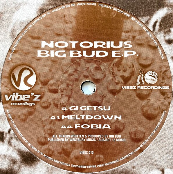 Notorius Big Bud E.P. cover
