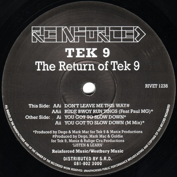 The Return Of Tek 9 cover
