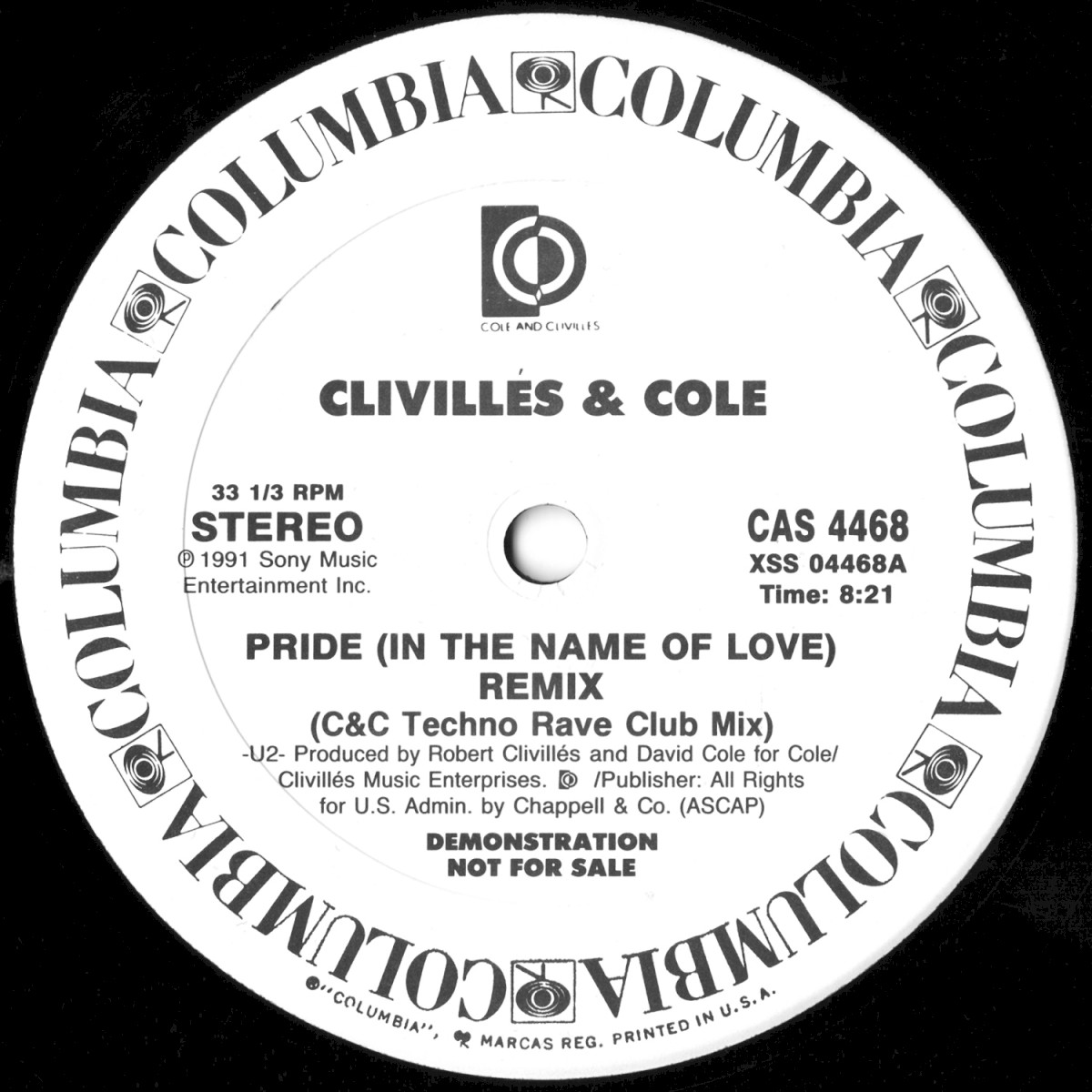 Pride (In The Name Of Love) (Remix) cover