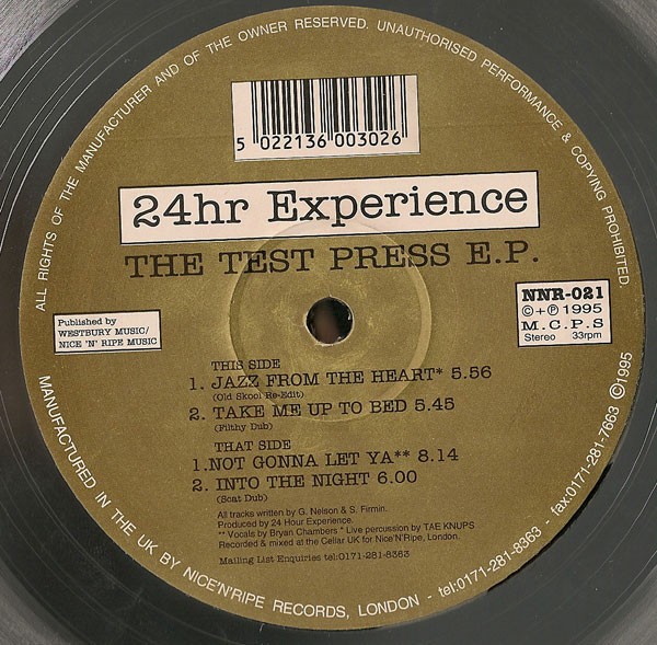 The Test Press E.P. cover