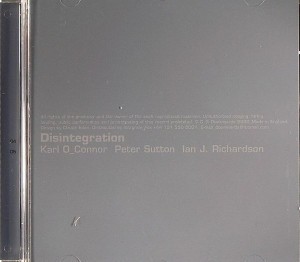Disintegration cover