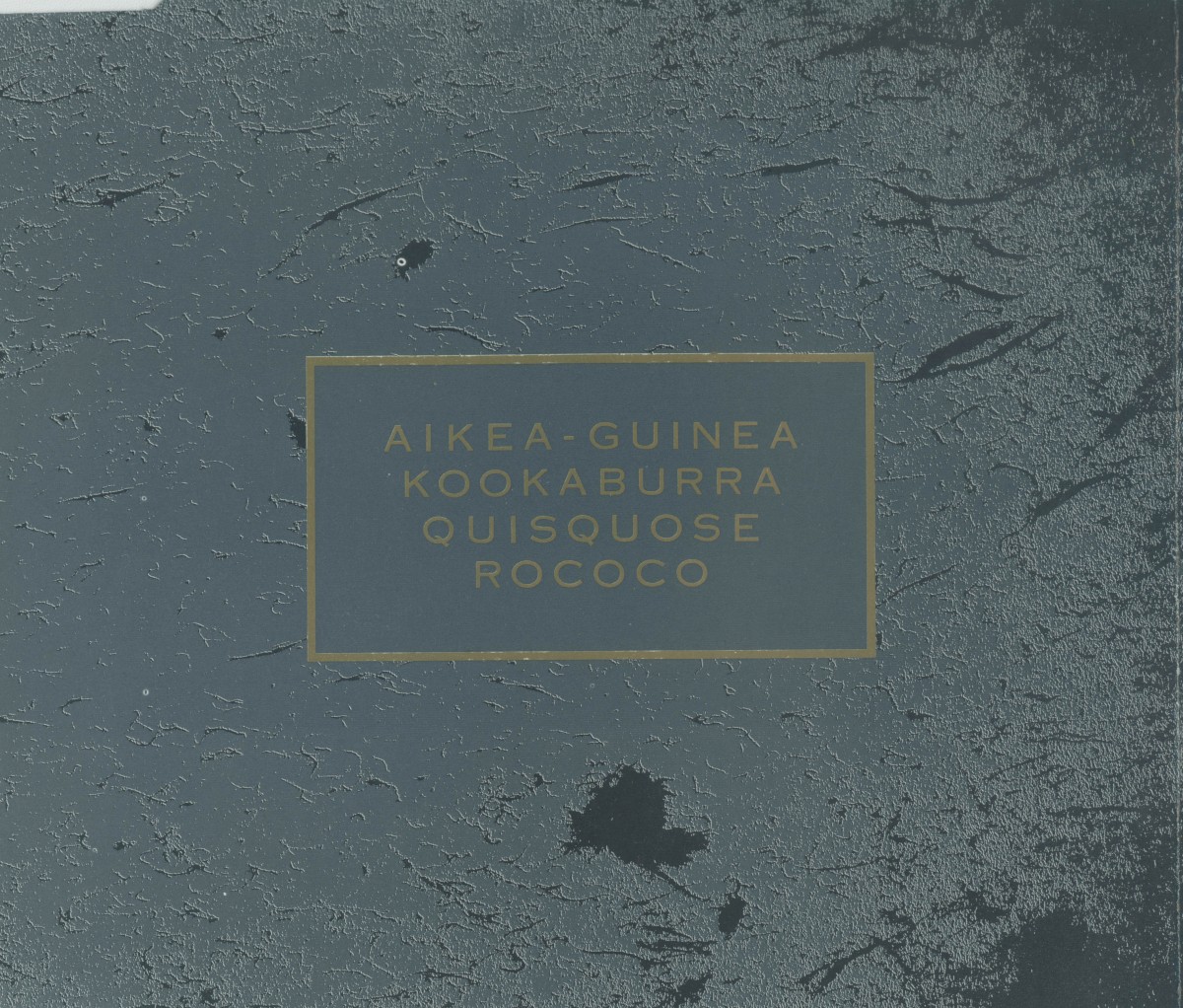 Aikea-Guinea cover
