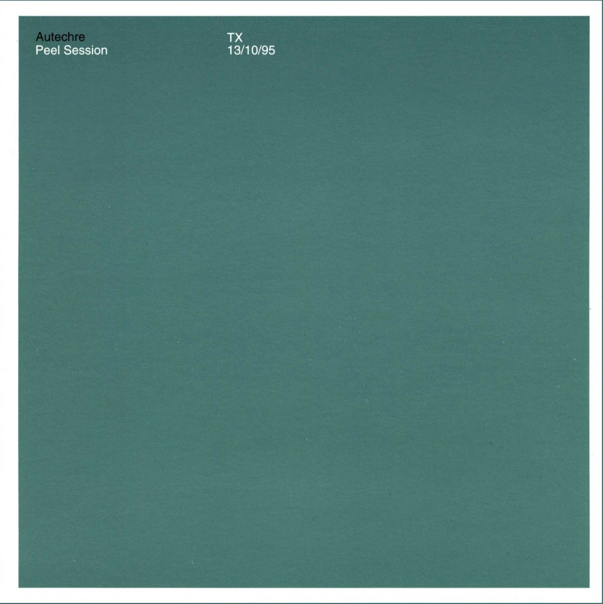 Peel Session cover