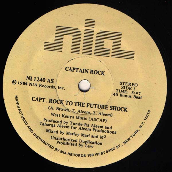 Capt. Rock To The Future Shock cover