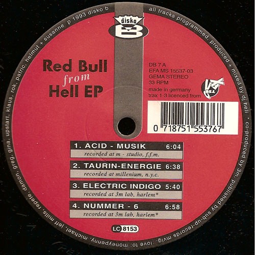 Red Bull From Hell EP cover