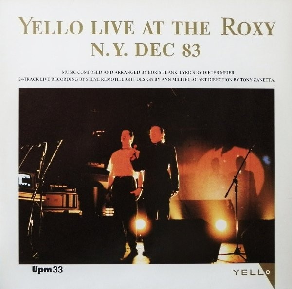 Live At The Roxy N.Y. Dec 83 cover