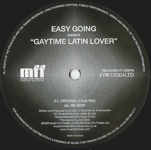 Gaytime Latin Lover cover