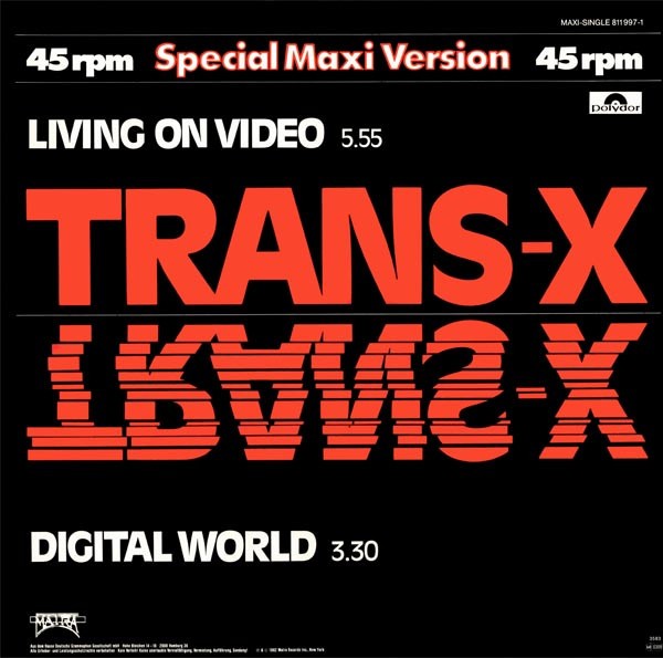 Living On Video / Digital World cover