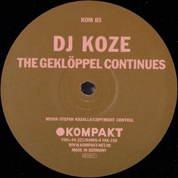 The Geklöppel Continues cover