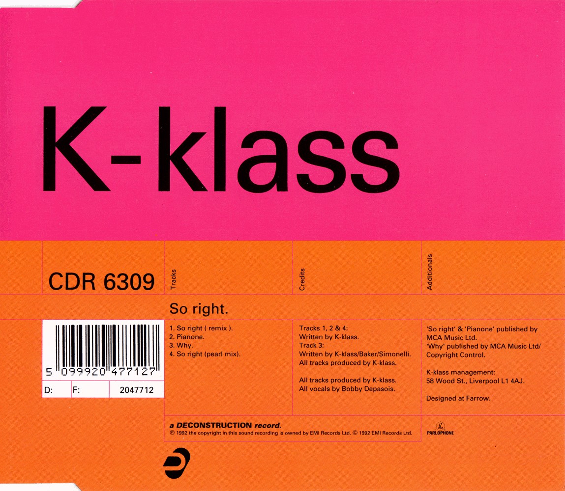 So Right cover