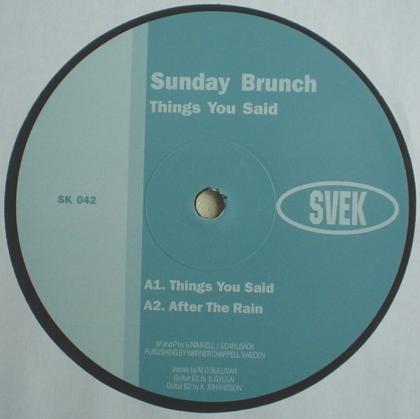 Things You Said cover