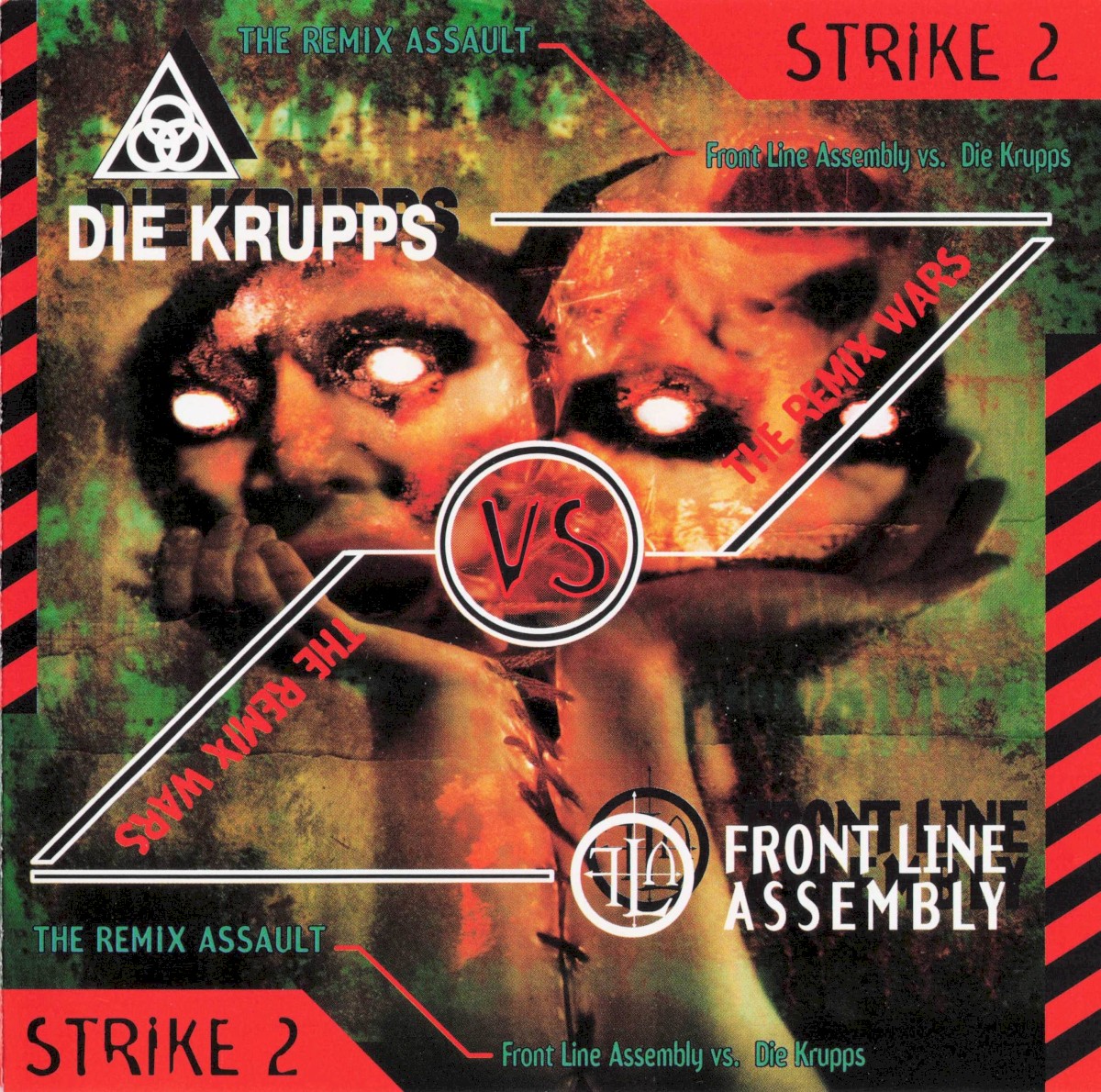 The Remix Wars: Strike 2 - Front Line Assembly Vs. Die Krupps cover