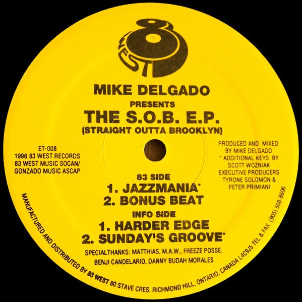 The S.O.B. E.P. (Straight Outta Brooklyn) cover
