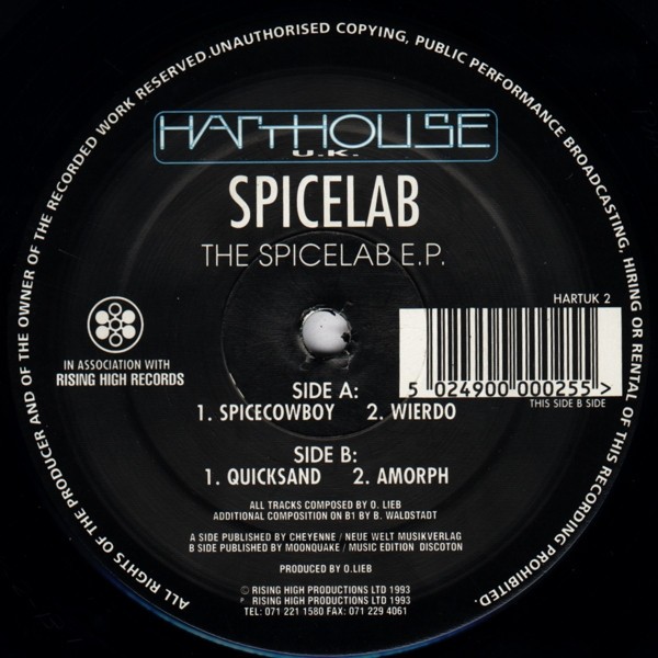The Spicelab E.P. cover