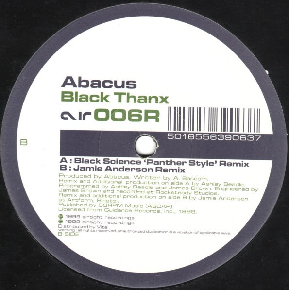 Black Thanx cover