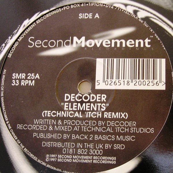 Elements (Technical 'Itch Remix) / Going Down cover