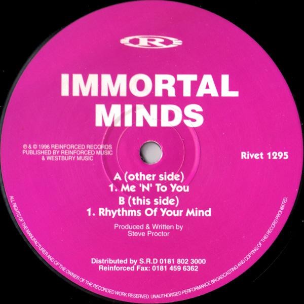 Me 'N' To You / Rhythms Of Your Mind cover