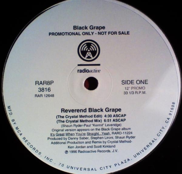 Reverend Black Grape cover