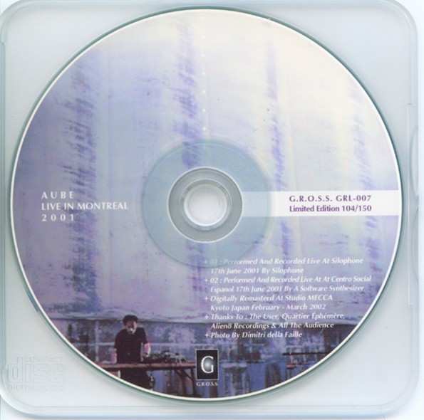 Live In Montreal 2001 cover